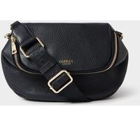 Osprey London Osprey London Black The Crumple Leather Sling Bag