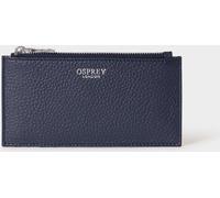 Osprey London Osprey London Blue The Core Small Leather Card Pouch