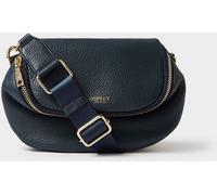 Osprey London Osprey London Blue The Crumple Leather Sling Bag