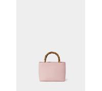Osprey London Osprey London Pink Nappa Leather Mini Clio Grab Bag