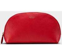 Osprey London Osprey London Red The Tilly Leather Make Up Bag