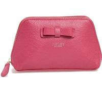OSPREY London The Bella Petite trousse de maquillage en cuir Rose Orchidée sauvage