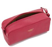 OSPREY London - The Isla Petite trousse de maquillage - Cuir grainé rose - Orchidée sauvage