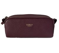 OSPREY London The Isla Petite trousse de maquillage en cuir grainé rose chiné