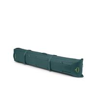 Osprey Mountain Bound Roller - Sac de voyage d'hiver pour ski et snowboard avec roues surdimensionnées - Design durable et résistant à l'eau avec tissu NanoTough et protection rembourrée, bleu cascade