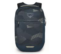 Osprey Sac à dos de loisirs bleu foncé beige pour femme et homme - Transporter Panel Loader Camo Lines Print 198612