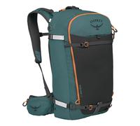 Osprey - Sac à dos de ski freeride - Soelden 32 Cascade Blue/Raven Black pour Homme - Bleu Bleu