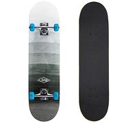 Osprey Skateboard Complet, 78,7 x 20,3 cm, Double Kick Skateboard pour Enfants et Adultes, Pont concave Inclus, Bande de préhension, Planche et Roues, Bois délavé, Plusieurs Designs