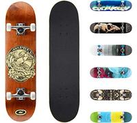 Osprey Skateboard Complet, Double Kick Trick Board pour Adultes, Enfants et Adolescents, Plusieurs modèles