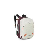 Osprey Transporter 26+6 Travel Pack - Sac à dos extensible pour objets personnels avec housse pour ordinateur portable - Sac à dos léger, Blanc (Mystery White), 16.9 X 13 X 7.9 in, Moderne