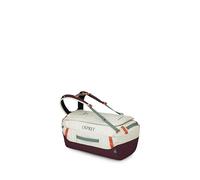 Osprey Transporter Sac à Dos de Voyage léger 40 l - Sac à Dos résistant à l'eau pour Homme et Femme, Mystery White-Moody Bordeaux, One Size, 40 l