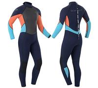 Osprey Zero combinaison 3 mm intégrale femme été néoprène 3/2 mm pour surf, bodyboard et sports aquatiques,Corail, L