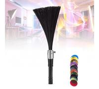 OSPSHPG Kit De Démarrage De Pinceaux pour Light Painting, Fibre Optique Noire Ultra-Fine De 0,25 Mm, avec Lampe Torche De 1 300 Lumens Et 12 Filtres De Couleur, pour Studio Photo Et Prises De Vue en