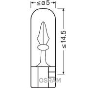 OSRAM 2741 Ampoule, éclairage des instruments