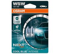 OSR 2825CBN-02B - Lampe automobile, W5W, W2,1 x 9,5 d, Cool Blue Intense, lot de 2