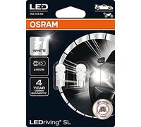 Osram 2825DWP-02B LEDriving SL, Led W2.1x9.5d, LED-W5W, éclairage intérieur pour voiture et moto, Blanc, 2 unités