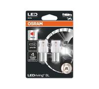 OSRAM 2X Ampoules LEDRIVING SL P21W LED Rouge 7506DRP-02B 1156