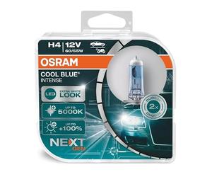 OSRAM 2X H4 COOL BLUE INTENSE NEXT GENERATION, HALOGÈNE, 64193CBN-HCB, 12V, BOÎTE DUO
