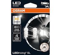 OSRAM 2X LED Premium Retrofit WY5W T10, LED W5W, éclairage intérieur, 2827DYP-02B, Amber, 12V, Blister Double