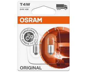 Osram 3930BLI2 Lampe, 24V/4W, T4W, BA9s, en double blister