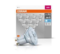 OSRAM HOMELIGHTING 4058075036703 LED CEE F (A - G) GU10 réflecteur 4.3 W = 50 W blanc neutre (Ø x H) 50 mm x 50 mm 10 pc(s)