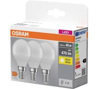 OSRAM 4058075090507 LED CEE F (A - G) E14 forme de poire 4.9 W = 40 W blanc chaud (Ø x L) 45 mm x 82