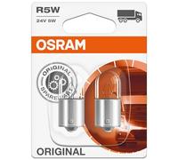 Osram 5627BLI2 Lampe, 24V/5W, R5W, BA15s, en double blister
