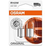 Osram 5637BLI2 Lampe, 24V/10W, R10W, BA15s, en double blister