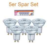 OSRAM Lampes LED à réflecteur PAR16 gradables, culot à broches PARATHOM® DIM PAR16 50 36 ° 4.5 W/4000 K GU10, paquet de 5
