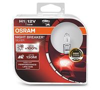 Osram 64150NBS-HCB Night Breaker Phare Halogène Silver H1- 12 V- Set de 2, Duo Box
