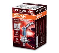 Osram Ampoule halogène H7 Night Breaker Laser 12V 55W +150% 64210NL boîte pliante (1 lampe)