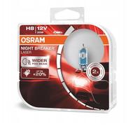 OSRAM 64212NL-HCB H8 Night Breaker 35W PGJ19-1 Ampoule x2