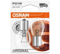 Osram 7511BLI2 Lampe, 24V, 21W, P21W, BA15s, en double blister