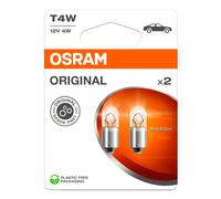 Osram Ampoule 12v 4w Ba9s T4w 12v 4w 2bl 2 Unités