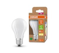 OSRAM Ampoule LED à économie d'énergie, ampoule dépolie, E27, blanc chaud (3000K), 5 watts, remplace une ampoule de 75W, très efficace et à économie d'énergie, pack de 1