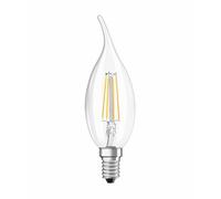 Osram Ampoule LED à Filament | Culot E14 | Forme Flamme Coup de Vent | Blanc Chaud 2700K | 4W (équivalent 40W)