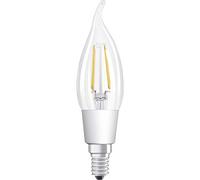Osram Ampoule LED à Filament | Culot E14 | Forme Flamme Coup de Vent | Dimmable | Blanc Chaud 2700K | 4,5W (équivalent 40W) 4058075808744