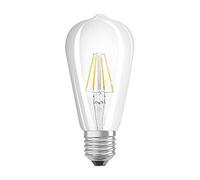 Osram Ampoule LED à Filament - Culot E27 - Forme Edison - Blanc Chaud 2700K - 6W (Équivalent 60W) 4052899972353