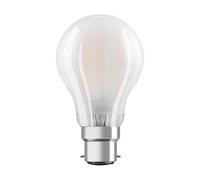 OSRAM Ampoule LED B22d, Blanc chaud 2700 K, Ampoule LED équivalent à 60 W, Ampoule dépolie Classique