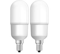 Osram Ampoule LED | Culot: E14 | Blanc chaud | 2700 K | 8 W | équivalent à 60 W | LED STAR STICK (Lot de 2)