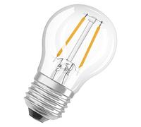 Osram Ampoule LED, Culot: E27, Blanc chaud, 2700 K, 4 W, équivalent à 40 W, clair, LED Retrofit Classic P