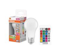 Osram Ampoule LED Retrofit RGBW E27 9W 2700 K équivalent à 60 W dépolie avec télécommande