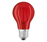 Osram HOMELIGHTING Ampoule LED E27 forme de poire 2,5W (équiv.7W) rouge 60×105 mm