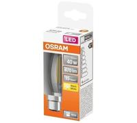 OSRAM Ampoule LED flamme clair filament 4W B22 470lm 2700K - Blanc chaud