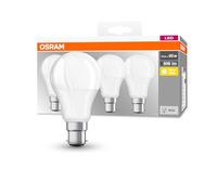 OSRAM HOMELIGHTING 4058075819511 LED CEE F (A - G) B22d forme de poire 8.5 W = 60 W blanc chaud (Ø x L) 60 mm x 107 mm 4 pc(s)