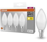 Osram Ampoule LED HOMELIGHTING 4,9 W (équiv. 40 W) blanc chaud Ø 35 x 103 mm Lot de 4