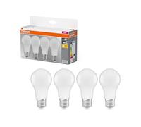 Osram Ampoule LED E27 9W (2700K Blanc chaud) équivalent 60W Plastique – Pack de 4 unités