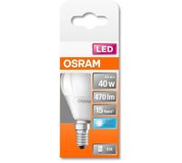OSRAM Ampoule LED Sphérique dépolie avec radiateur 5,5W=40 E14 froid