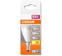 Osram Ampoule Led Sphérique Dépolie Avec Radiateur 8w=60 E14 Chaud