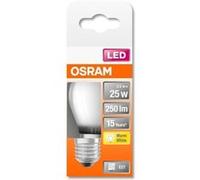 OSRAM Ampoule LED Sphérique verre dépoli 2,5W=25 E27 chaud G